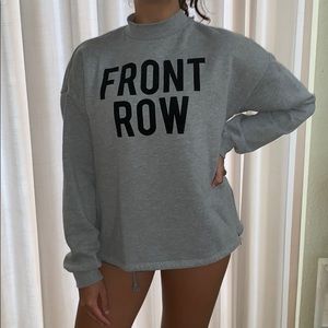 turtle neck FRONT ROW sweatshirt